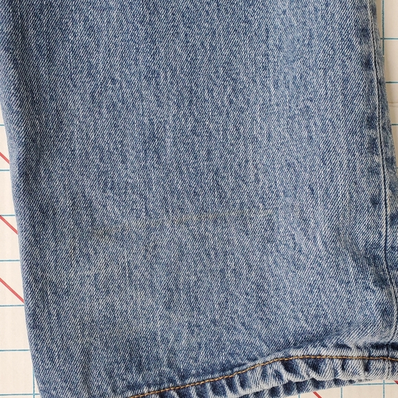 Levi's 501 Button Fly Straight Jeans 34x32 Men's Red Tab Denim Vintage Stained - Picture 11 of 16